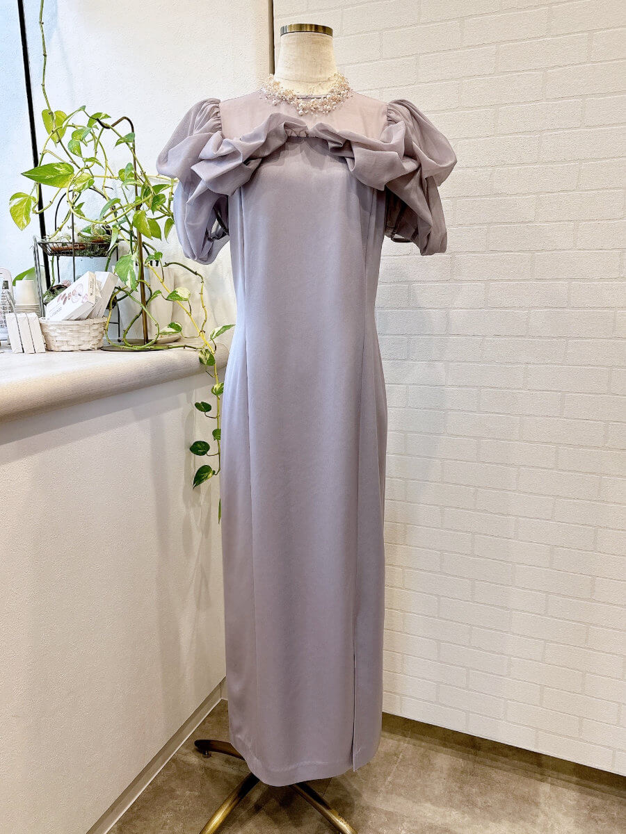 my closet / ラッフルシアースリムドレス