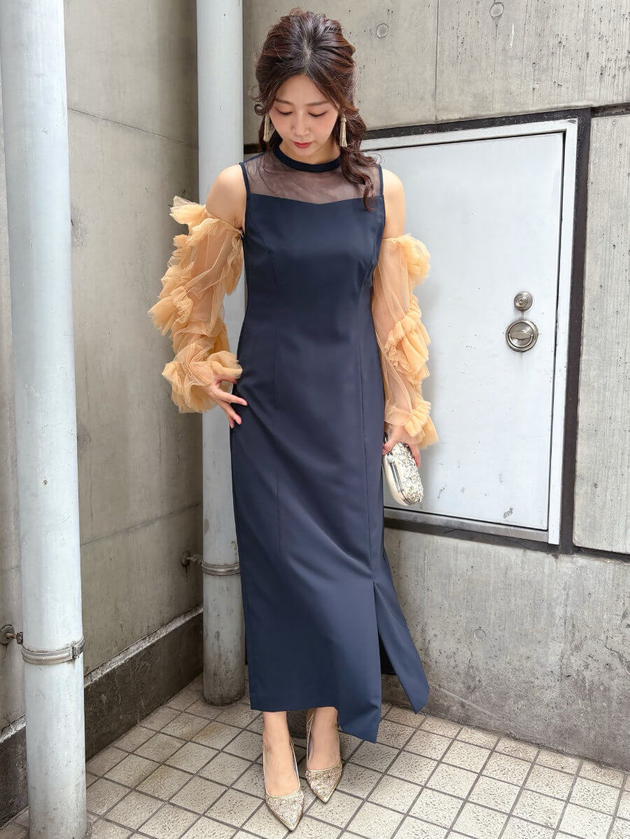 【新品未使用タグ付】ANDRESD/detached sleeve dress detached sleeve dress | ANDRESD