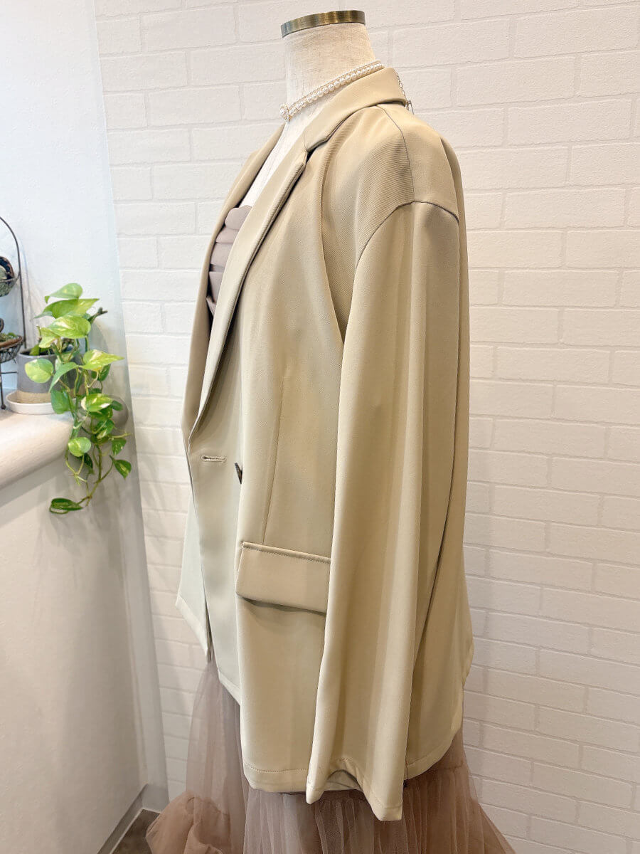 my closet / ANDRESD volume tulle jacket set dress Sbe