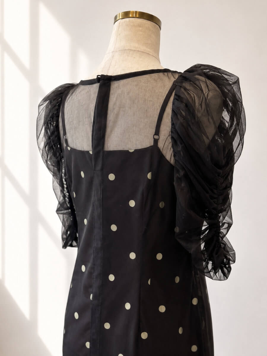 my closet / ANDRESD DOT LAYERED DRESS SBR