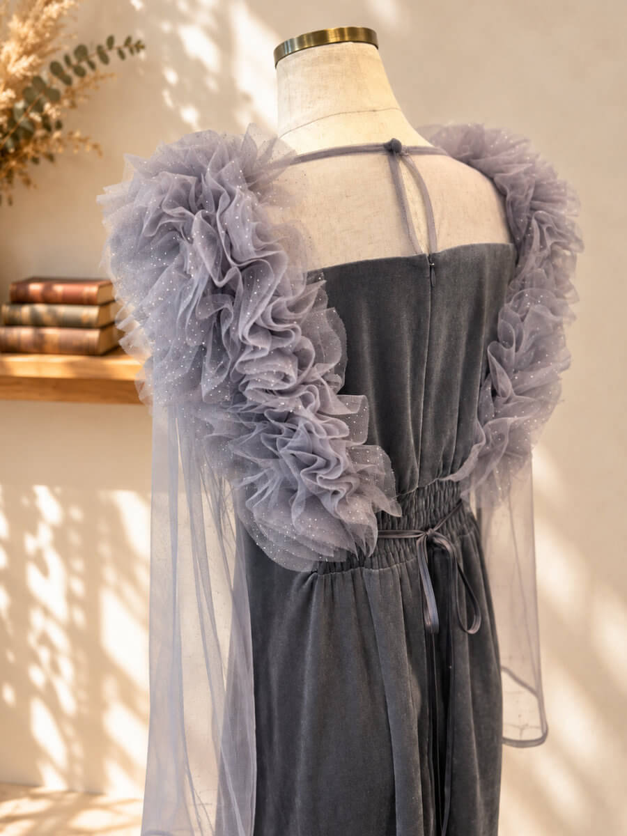 my closet / グリッターフリルベロアドレスMgySH