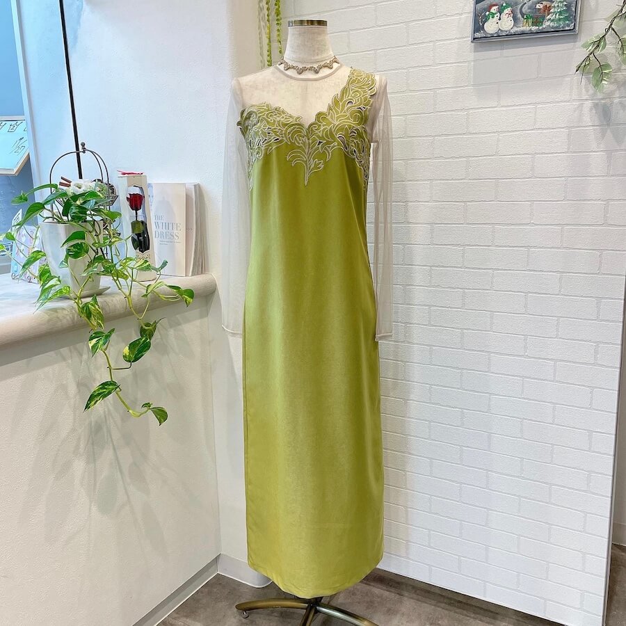 my closet / Ameri VIntage Iラインドレス 【UND RENEE CUTWORK DRESS】