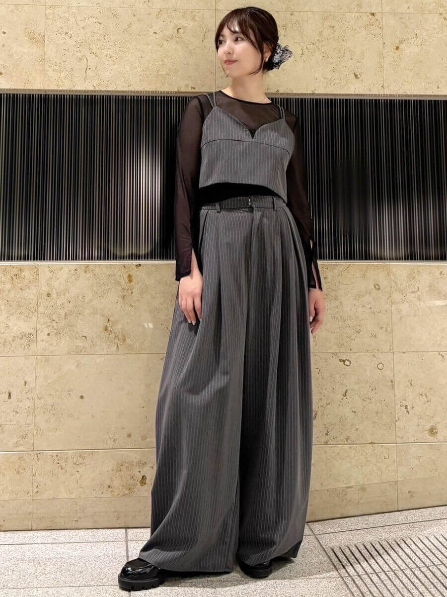 背が高い方向けパンツドレス