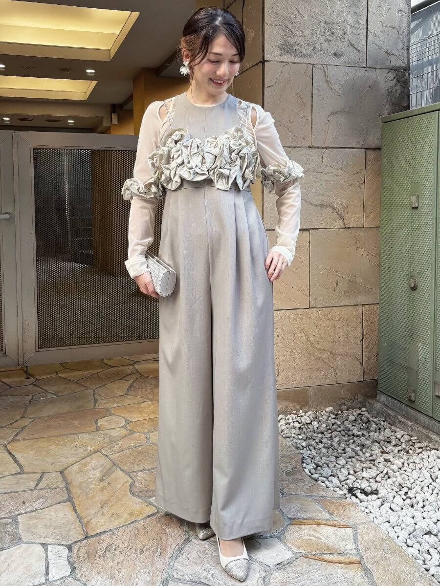 背が高い方向けパンツドレス